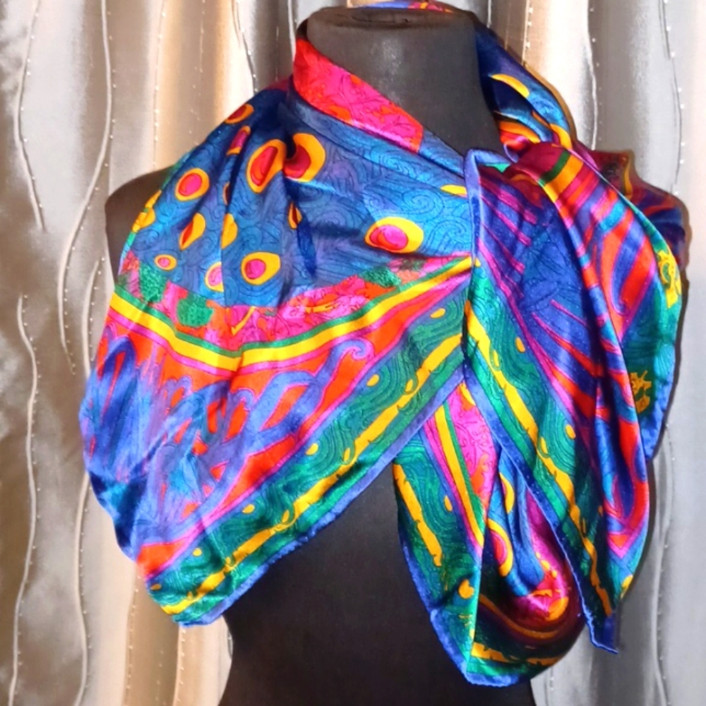 Ginnie Johansen Silk Scarf - Picture 3 of 5